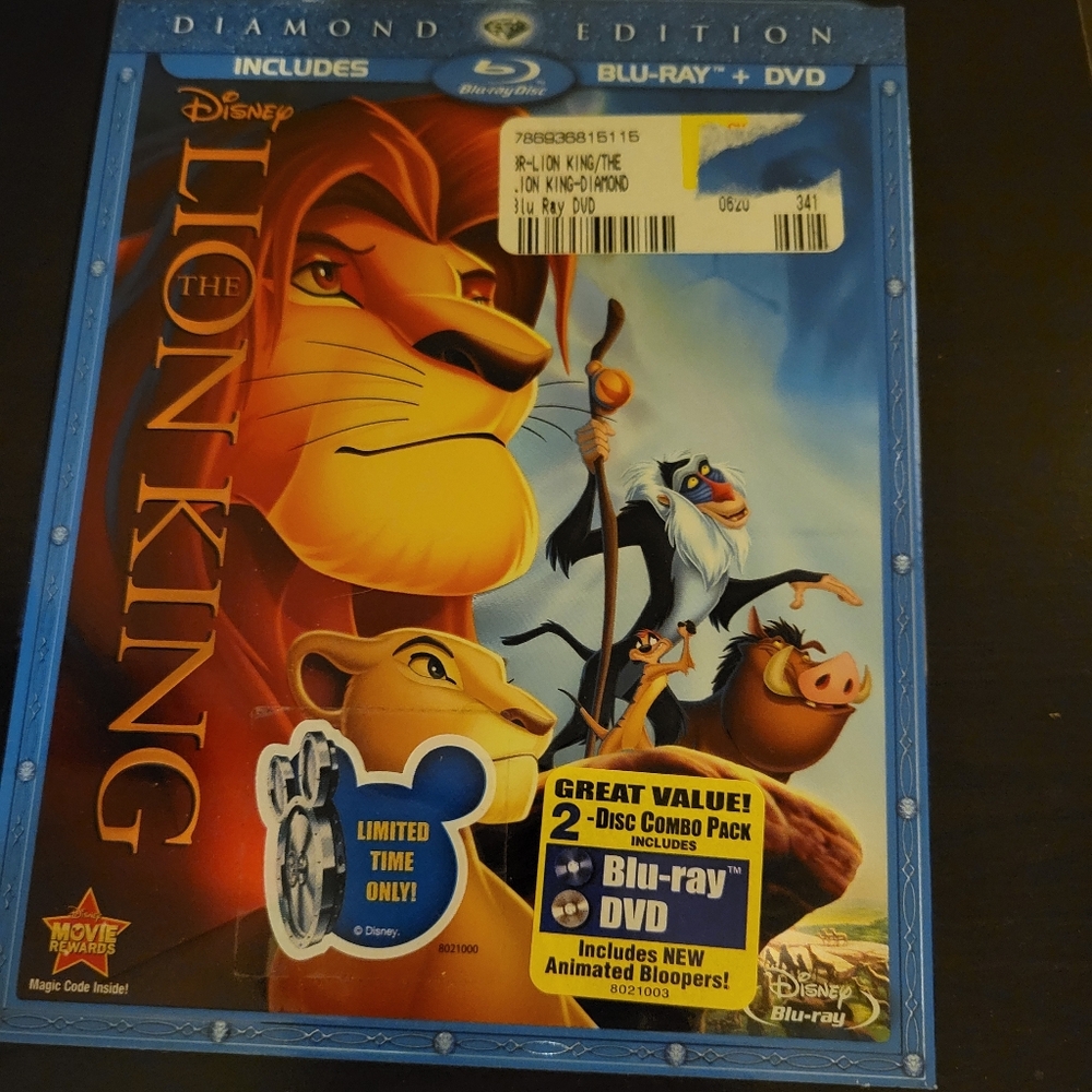 The Lion King Blu-ray DVD Combo Pack